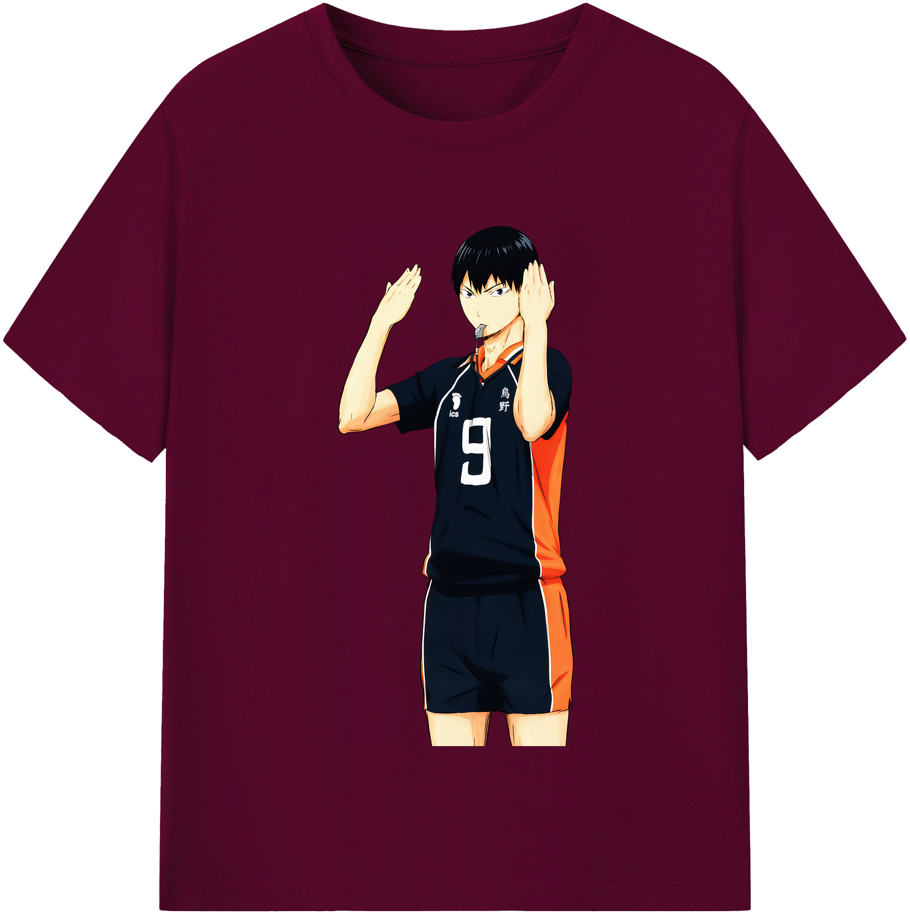 （画像用） ハイキュー!! Haikyu!! レディースカジュアルプリントTシャツ（綿100％）